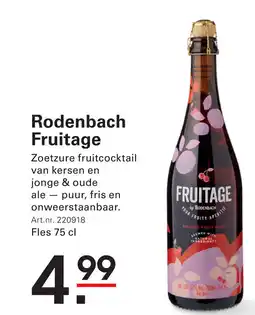 Sligro Rodenbach Fruitage aanbieding