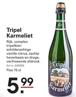 Sligro Tripel Karmeliet aanbieding
