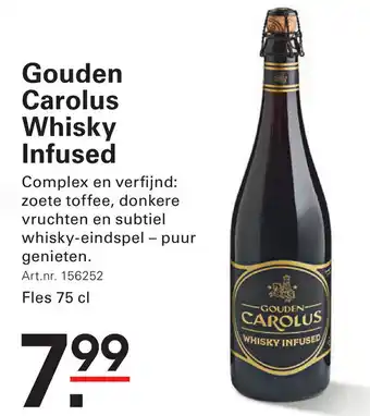 Sligro Gouden Carolus Whisky Infused aanbieding