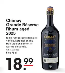 Sligro Chimay Grande Réserve Rhum aged 2025 aanbieding