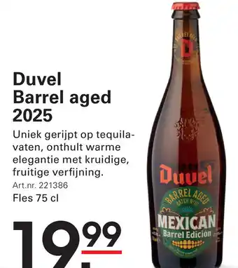 Sligro Duvel Barrel aged 2025 aanbieding