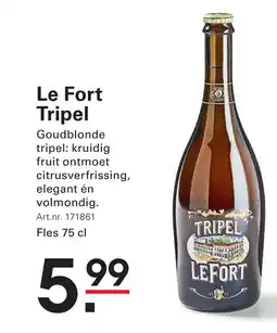 Sligro Le Fort Tripel aanbieding