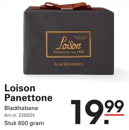 Sligro Loison Panettone Blackhabana aanbieding