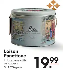 Sligro Loison Panettone In luxe bewaarblik aanbieding