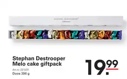 Sligro Stephan Destrooper Melo cake giftpack aanbieding