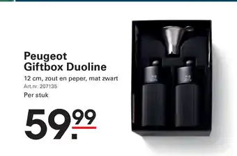 Sligro Peugeot Giftbox Duoline aanbieding