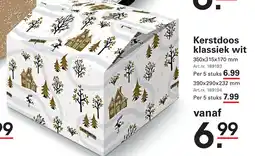 Sligro Kerstdoos klassiek wit aanbieding