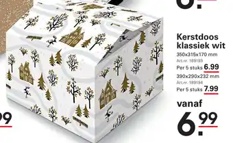 Sligro Kerstdoos klassiek wit aanbieding
