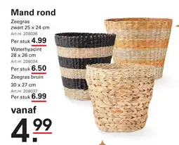 Sligro Mand rond Zeegras bruin aanbieding