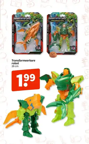 Wibra Transformeerbare robot aanbieding