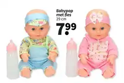 Wibra Babypop met fles aanbieding