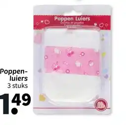 Wibra Poppen- Tuiers aanbieding
