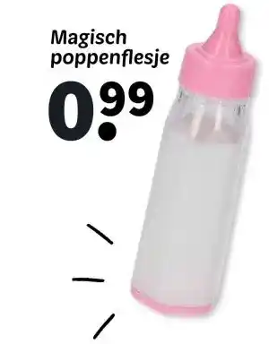 Wibra Magisch poppenflesje aanbieding