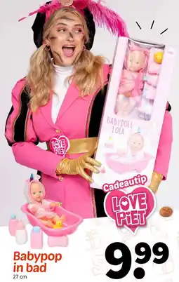 Wibra Babypop in bad aanbieding