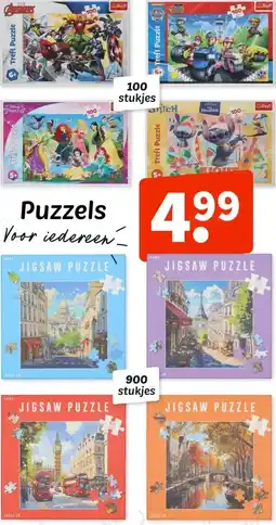 Wibra Puzzels Voor iedereen aanbieding