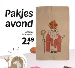 Wibra Jute zak aanbieding