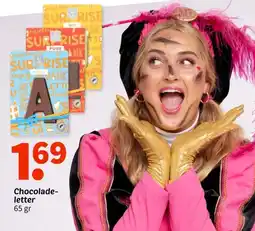 Wibra Chocolade- letter aanbieding