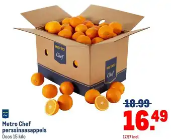 Makro Metro Chef perssinaasappels aanbieding