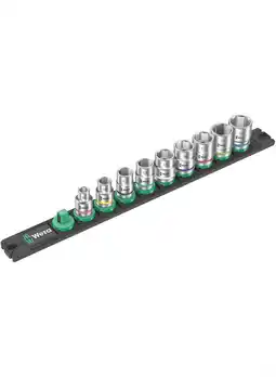 Conrad Wera B 4 Zyklop 05005430001 Dopsleutelset Inch 3/8 9-delig aanbieding