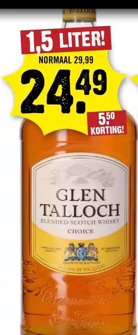 Dirck 3 Glen talloch aanbieding