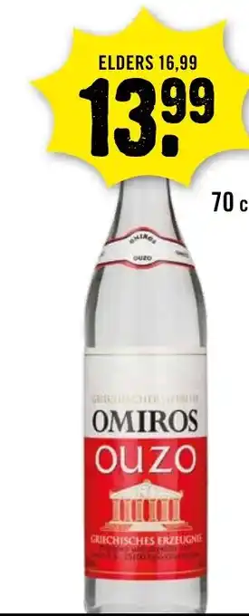 Dirck 3 Omiros ouzo aanbieding