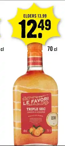 Dirck 3 Le favori triple sec aanbieding