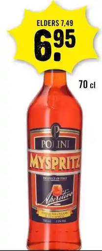 Dirck 3 Polini Myspritz Aperitivo aanbieding