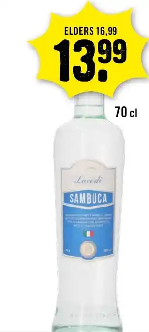 Dirck 3 Lacedi SAMBUCA aanbieding