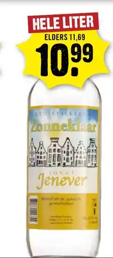 Dirck 3 Zonneklaar Jonge Jenever aanbieding