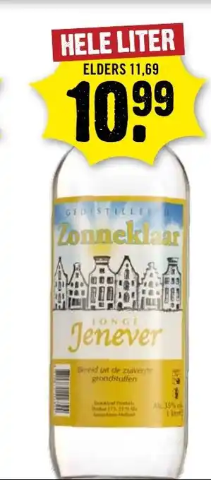 Dirck 3 Zonneklaar Jonge Jenever aanbieding