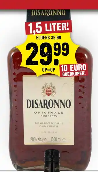Dirck 3 Disaronno aanbieding