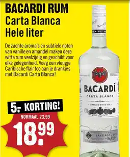Dirck 3 Bacardi rum aanbieding