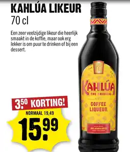 Dirck 3 Kahlúa likeur aanbieding