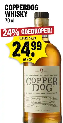 Dirck 3 Copperdog Whisky aanbieding