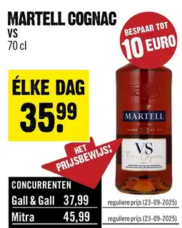 Dirck 3 Martell Cognac aanbieding