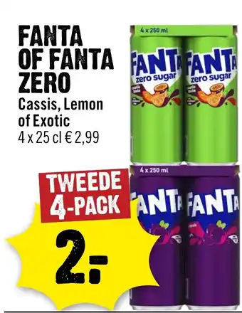 Dirck 3 Fanta of Fanta Zero aanbieding