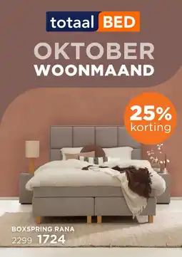 TotaalBED Boxspring Sundfall 153cm aanbieding
