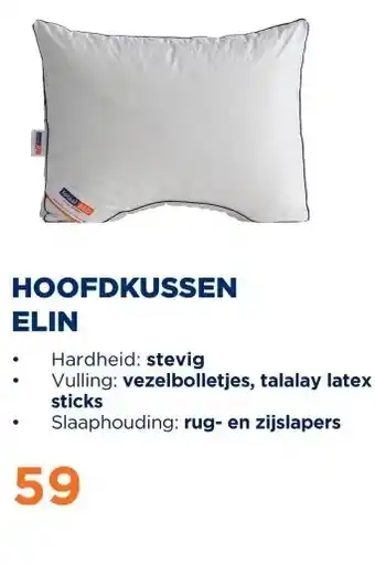 TotaalBED Hoofdkussen Elin | Vezelbolletjes aanbieding