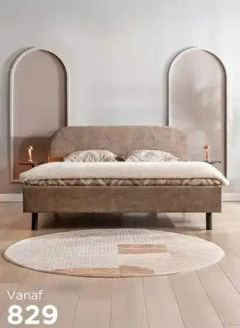 TotaalBED Bed Aalst | 140 x 200 cm | Adore 430, latte aanbieding