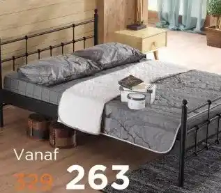 TotaalBED Bed Bern | 140 x 200 cm | Antraciet aanbieding