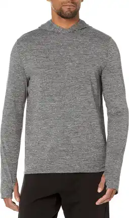 Amazon Amazon Essentials Tech Stretch Long-sleeve Pullover Hoodie heren Sweatshirt met capuchon (1-Pack) aanbieding