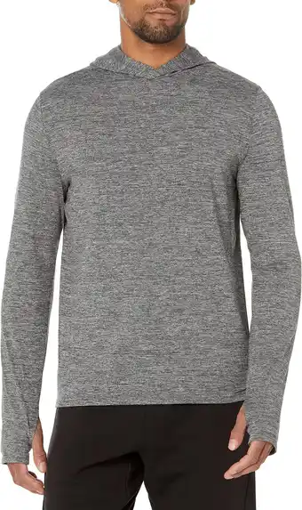 Amazon Amazon Essentials Tech Stretch Long-sleeve Pullover Hoodie heren Sweatshirt met capuchon (1-Pack) aanbieding