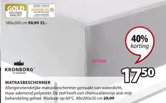 Jysk Matrasbeschermer aanbieding