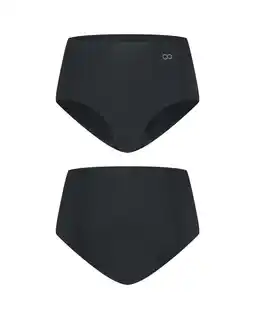 ANWB Moodies Undies Menstruatie ondergoed Highwaist Hiphugger Zwart aanbieding
