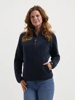 ANWB Mgo Willow Dames Outdoorvest Bonded fleece Marineblauw aanbieding