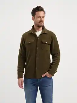 ANWB Mgo Zain Heren Overshirt Fleecevest Donker Bruin aanbieding
