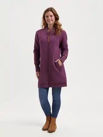ANWB Mgo Rosan Dames Halflang outdoorvest Paars aanbieding