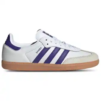 Foot Locker Adidas Samba Sneakers Dames - Wit - Maat 39 1/3 - Leer aanbieding