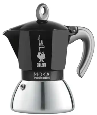 Coolblue Bialetti New Moka Induction Zwart 4 kopjes aanbieding