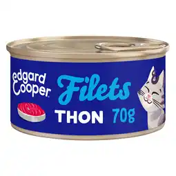 Zooplus 1x70g Edgard & Cooper Adult Tonijn filets - Kattenvoer aanbieding